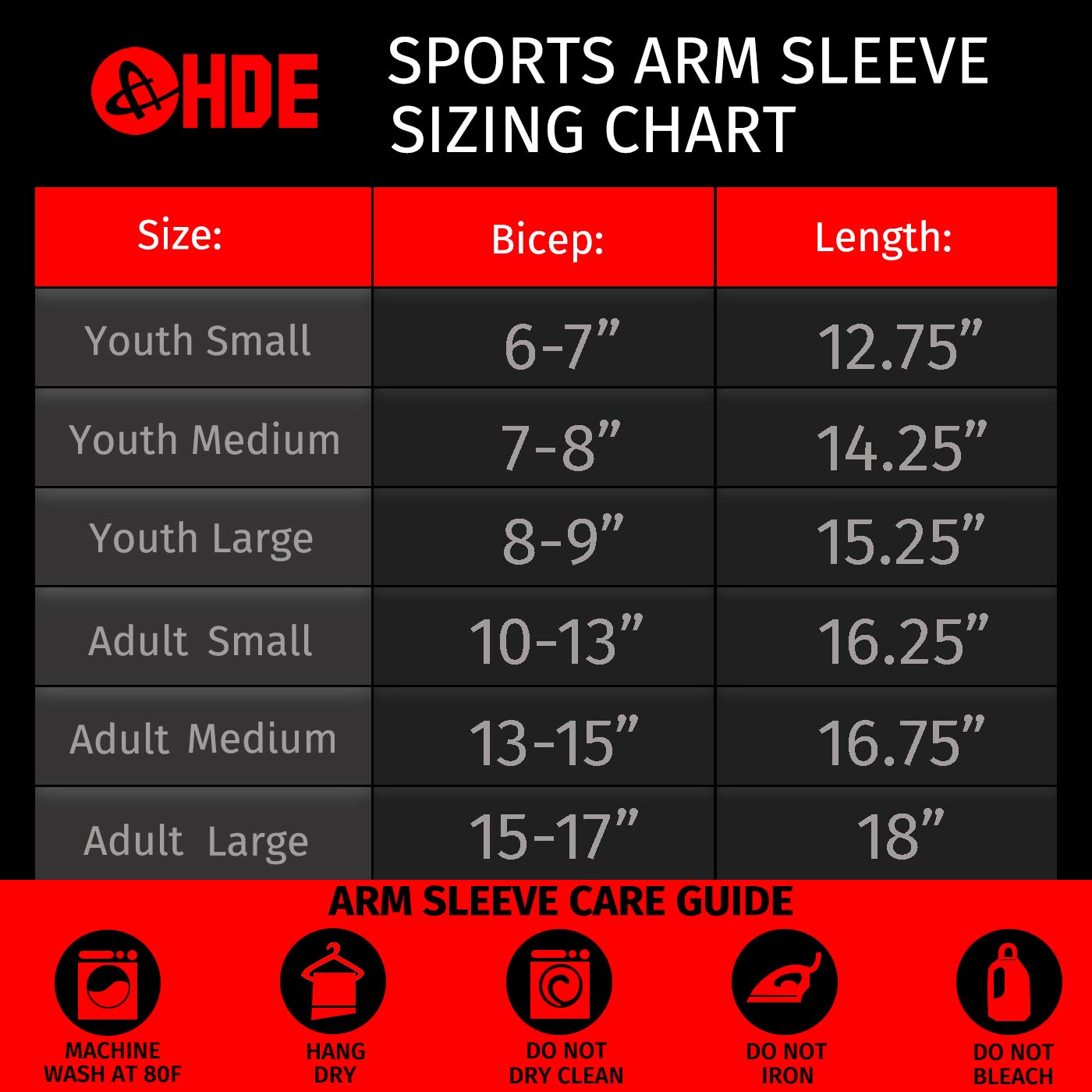Foto 6 pulgar | Manguitos De Compresión Para Brazos Hde Para Niños De Baloncesto, Color Rojo - Ym - Venta Internacional.