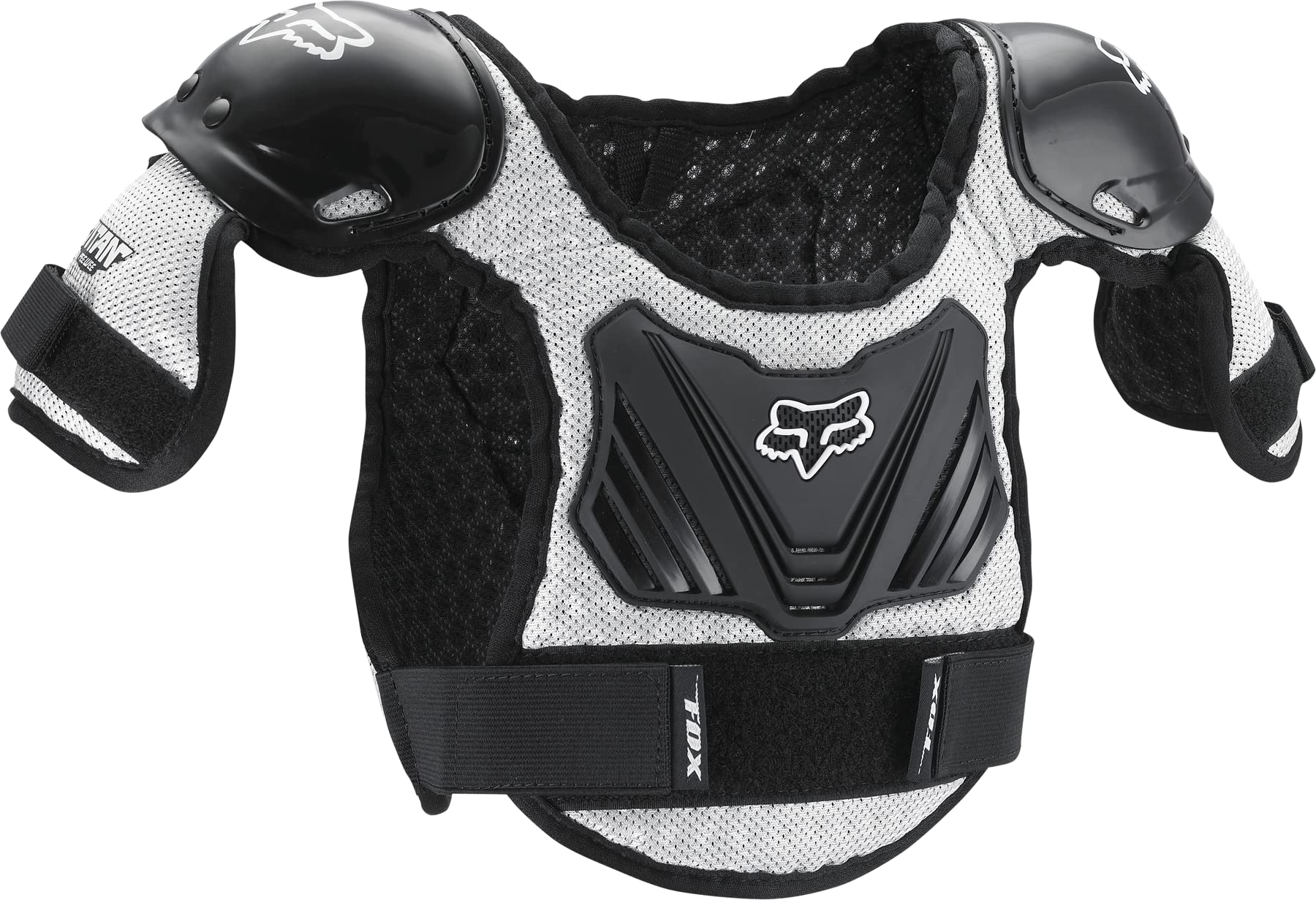 Roost Deflector Fox Racing Pee Wee Titan Youth S/m Negro/plateado - Venta Internacional.