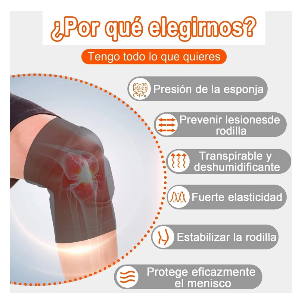 Foto 2 | Rodilleras Deportivas Para Deporte Lab.g, Azul Rey Talla  G Grande