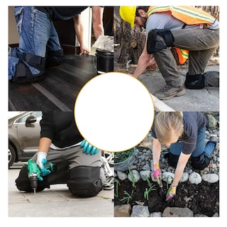 Foto 5 | 1 Par De Rodilleras Para Trabajos De Construcción Lab.g Negro
