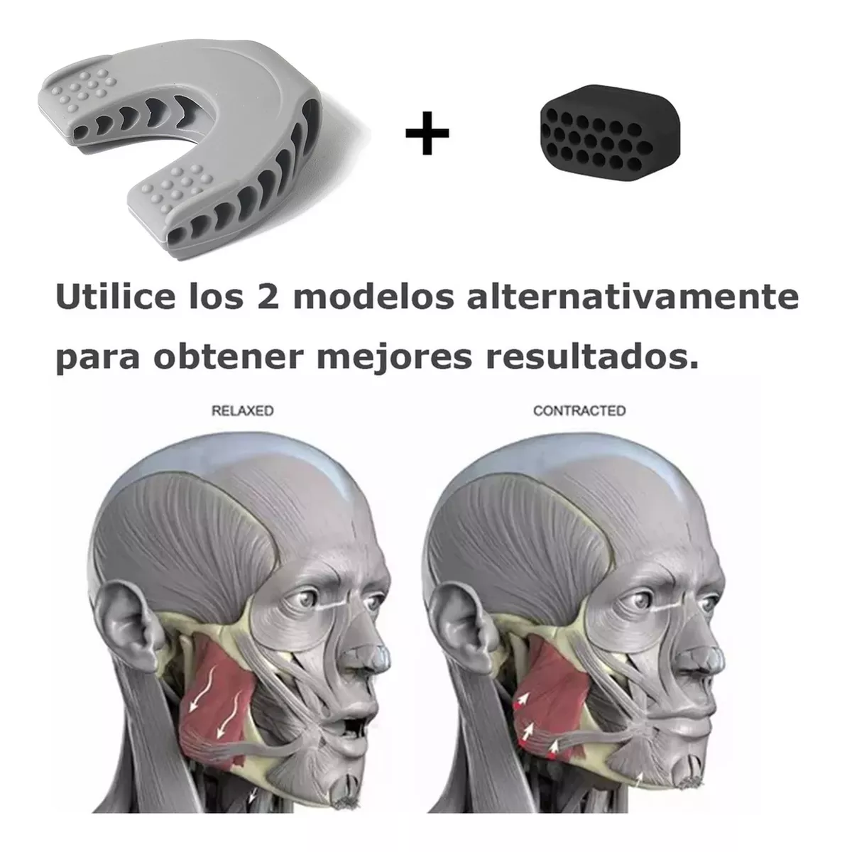Foto 3 pulgar | Ejercitadores Para Cara, Cuello Y Mandíbula7pc Eo Safe Imports Esi-15408 Multicolor