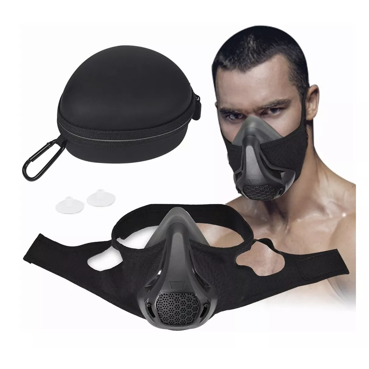 Foto 4 pulgar | Mascarilla Barbijo Deportivo 3.0 Resistente para Entrenamiento Eo Safe Imports ESI-17556 Negro