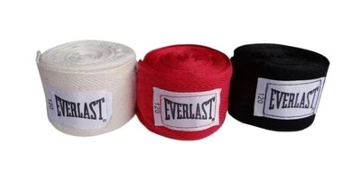 Foto 2 | Pack de Vendas Everlast de Algodón para Boxeo 3 pares
