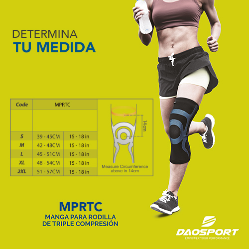 Foto 4 | Rodillera de Triple Compresión Daosport