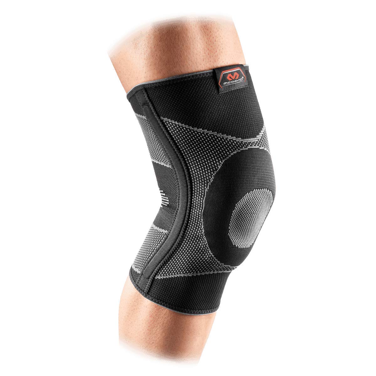 Rodillera Mcdavid Elastic Compression Con Almohadilla De Gel Negra S - Venta Internacional.