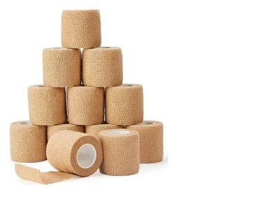 Foto 1 | Xtellar Premium Set De 24 Vendas Elásticas Cohesivas Autoadhesibles De 5cmx4.5m - Resistencia Y Confort Superior
