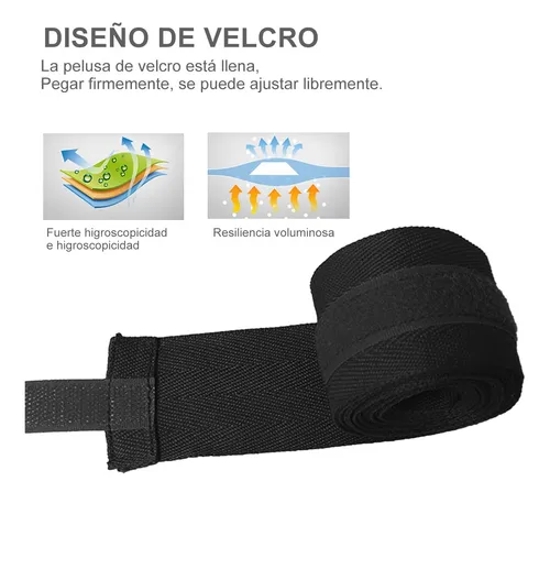 Foto 5 pulgar | Xtellar Vendaje De Boxeo Premium Para Muay Thai, 4 Pares De 3m