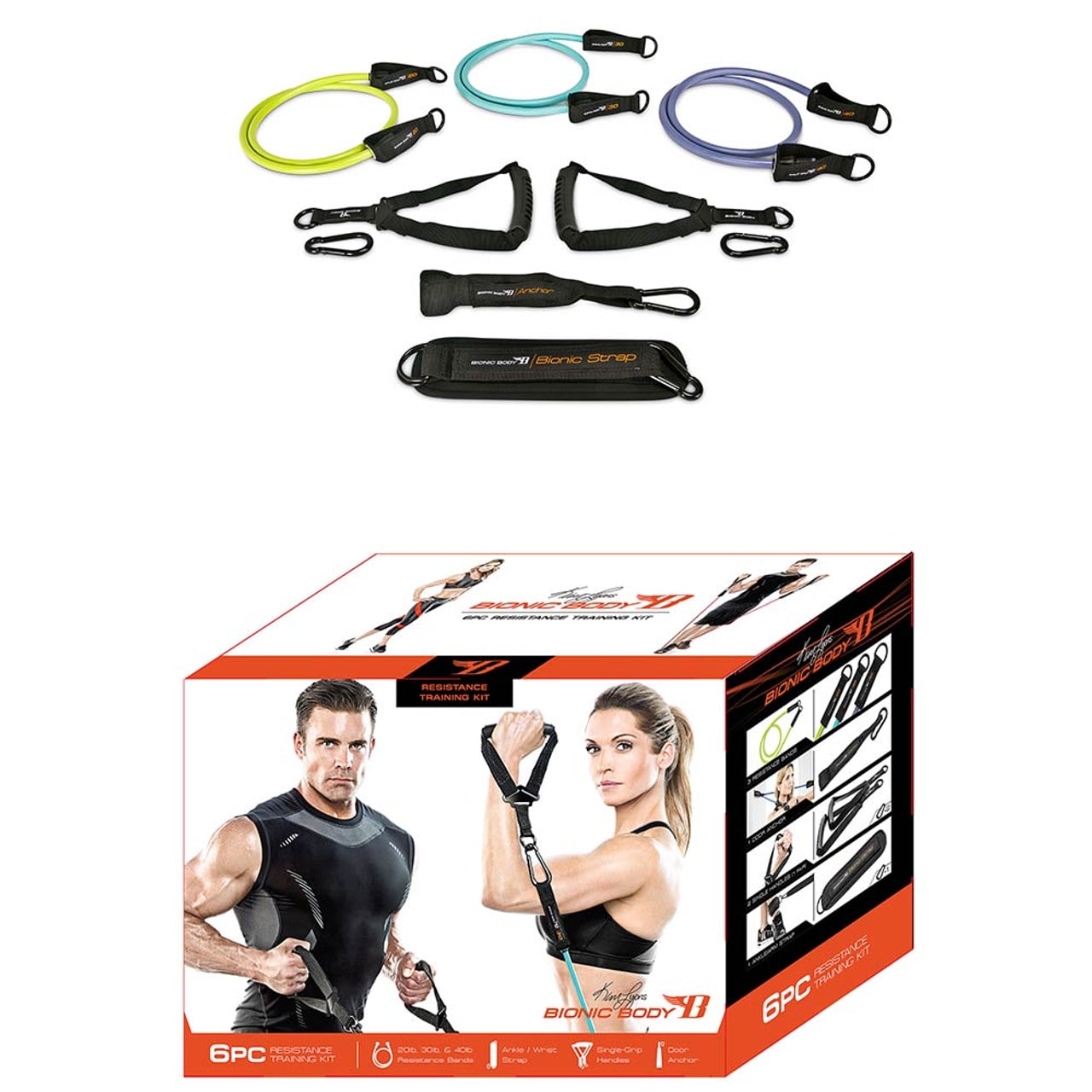 Kit de Bandas de Resistencia Bionic Body Bbkt-090 $999