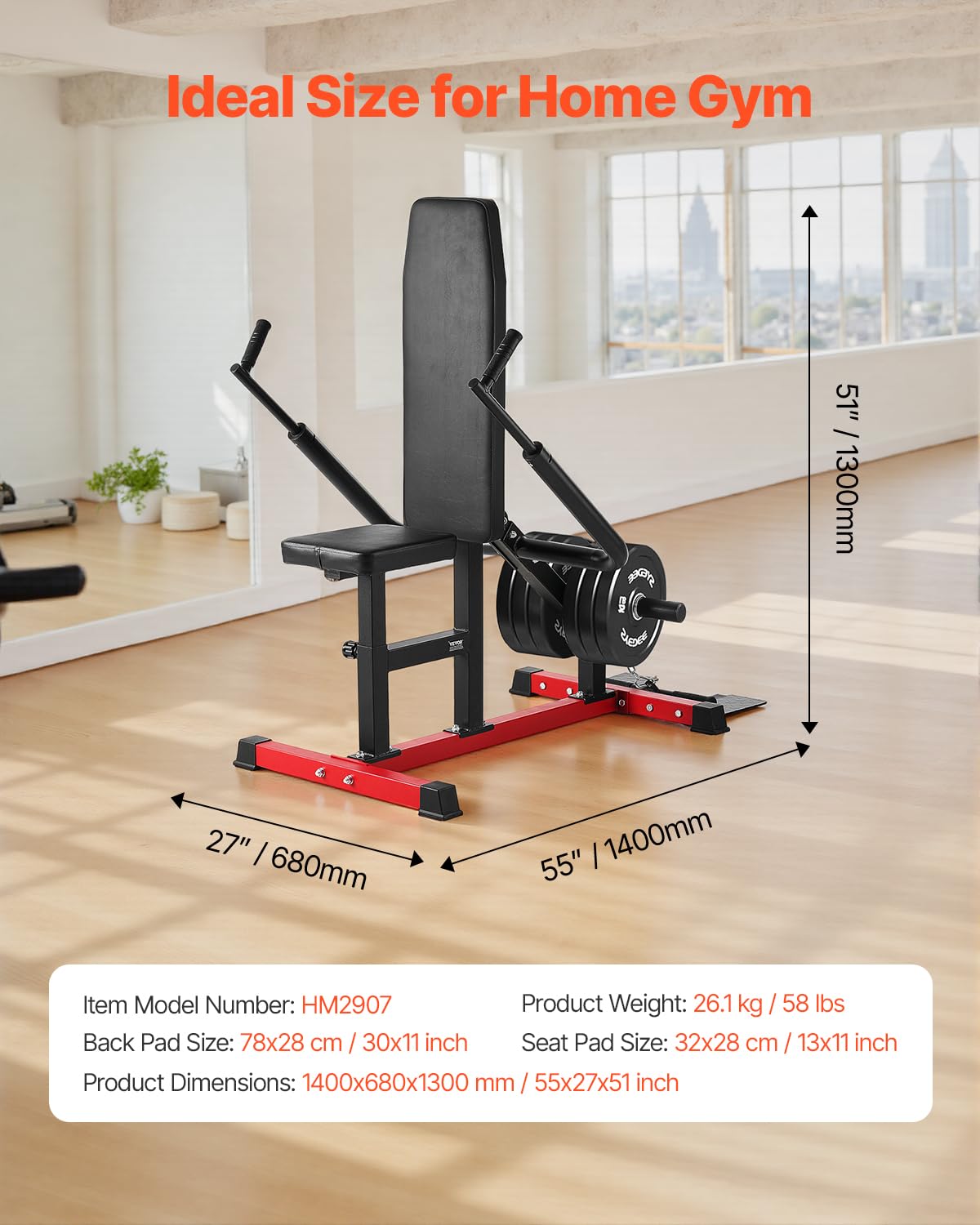 Foto 7 | Máquina De Inmersión Con Asiento Vevor Para Tríceps Y Bíceps Press Down 204 Kg - Venta Internacional.