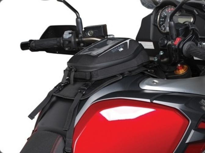 Foto 3 pulgar | Tank Bag Shad para Motocicleta E04 con adaptador Universal 3 litros