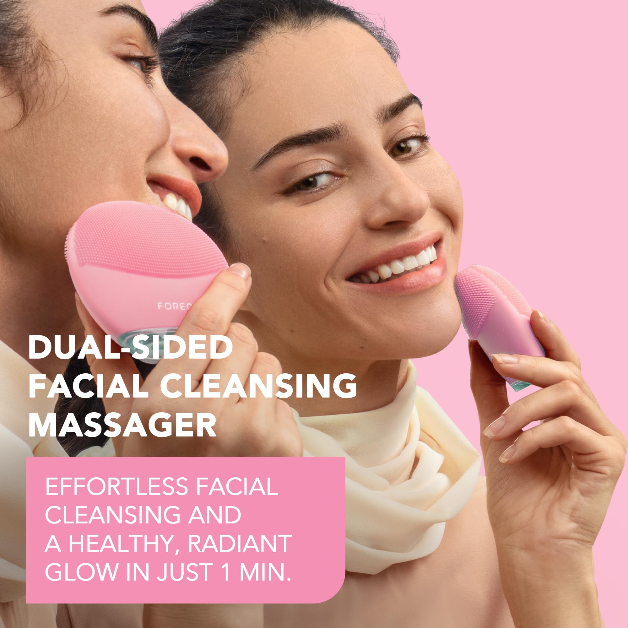 Foto 3 pulgar | Cepillo De Limpieza Facial Y Masajeador Foreo Luna 4 Mini Pearl Pink - Venta Internacional.