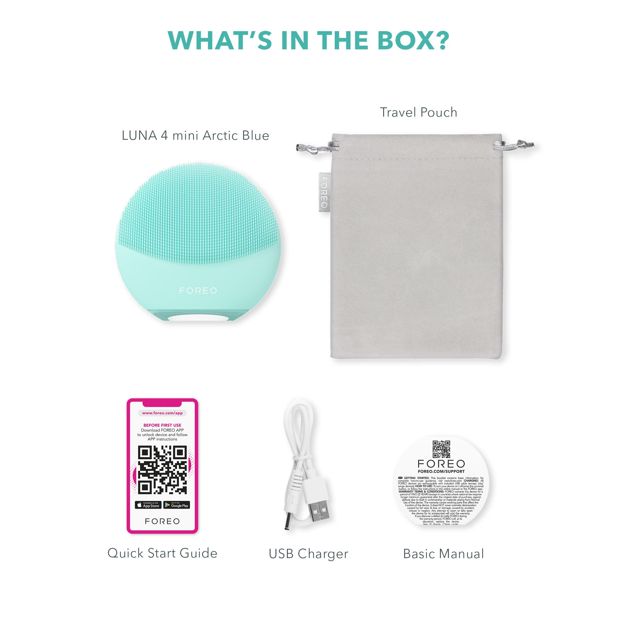 Foto 7 | Cepillo De Limpieza Facial Y Masajeador Facial Foreo Luna 4 Mini - Venta Internacional.
