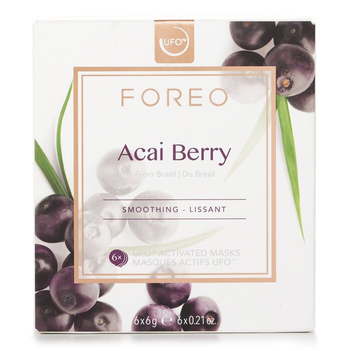 Foto 2 pulgar | Mascarilla Facial Foreo Ufo Smoothing Acai Berry Para Líneas Finas - Venta Internacional.