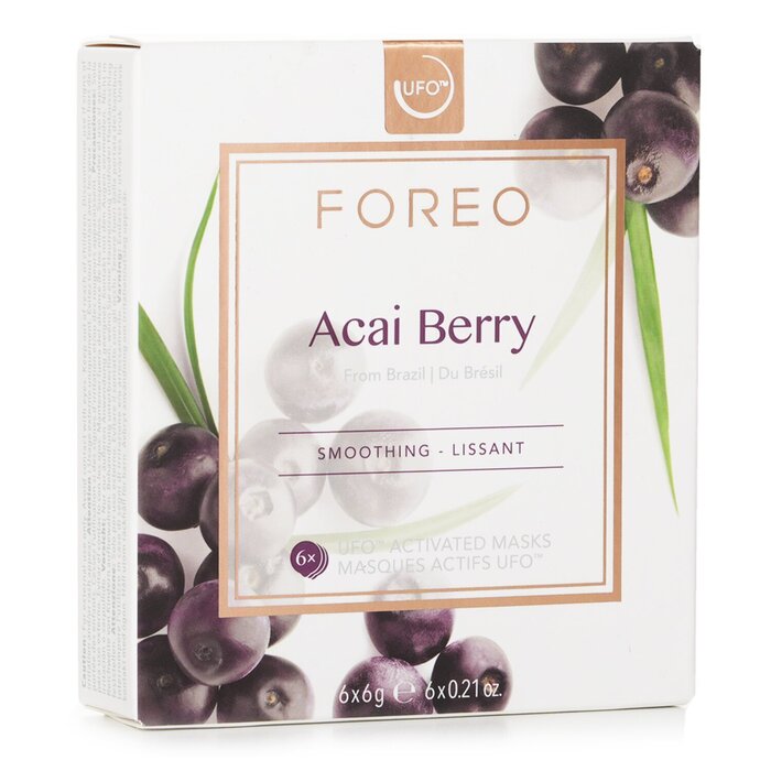 Foto 4 pulgar | Mascarilla Facial Foreo Ufo Smoothing Acai Berry Para Líneas Finas - Venta Internacional.