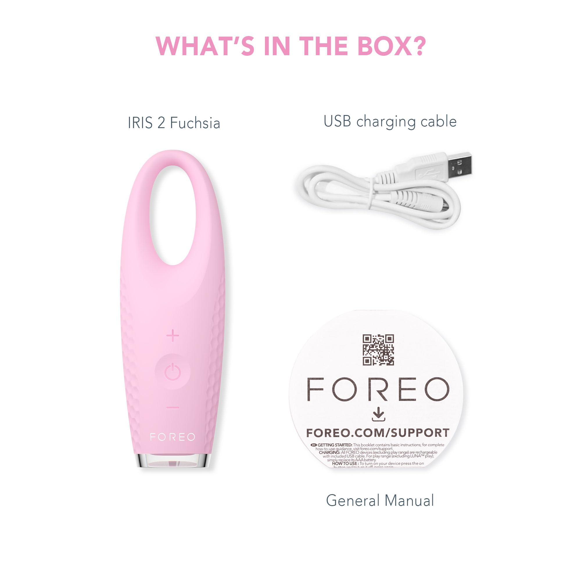 Foto 3 | Masajeador De Ojos Foreo Iris 2 Linfatic Drenage Pearl Pink - Venta Internacional.