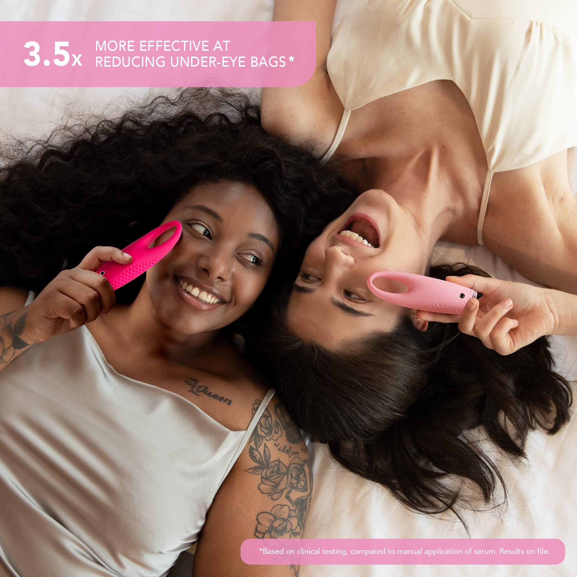 Foto 6 | Masajeador De Ojos Foreo Iris 2 Linfatic Drenage Pearl Pink - Venta Internacional.