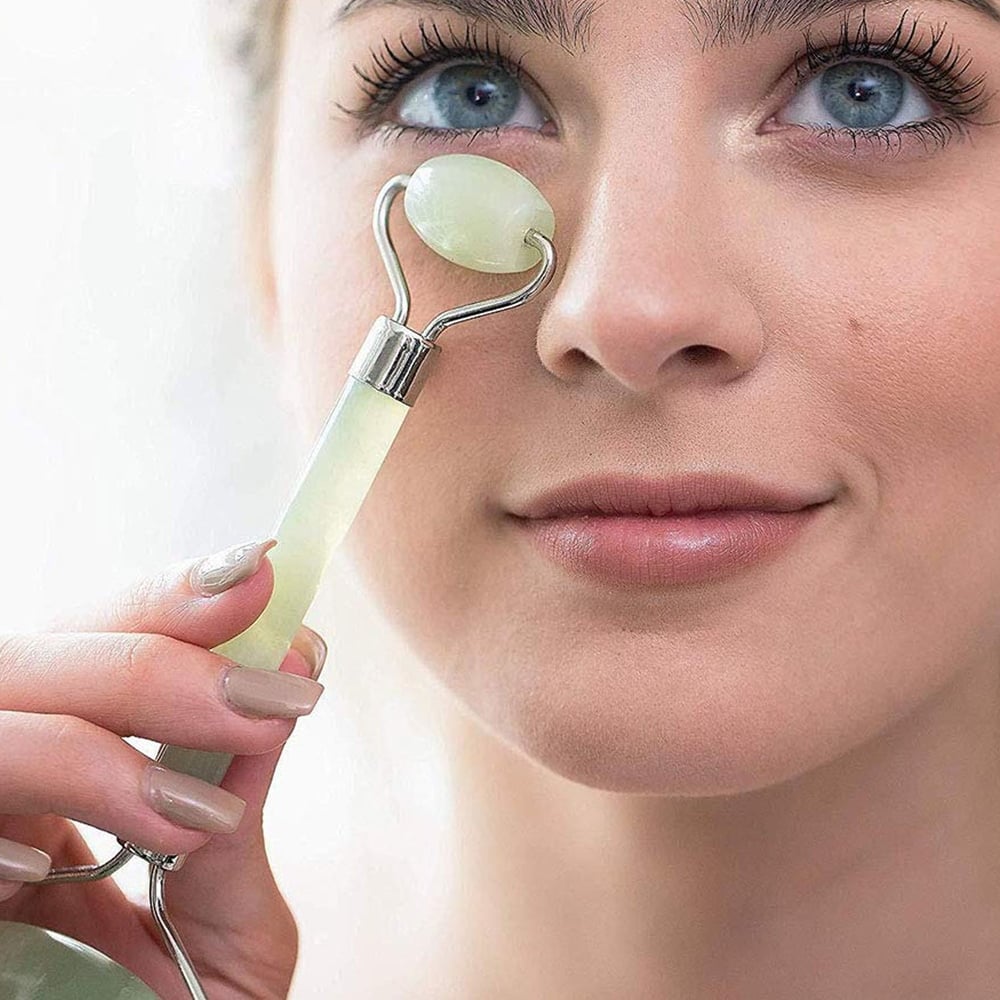 Foto 3 pulgar | Rodillo Masajeador Facial 100% Natural con Piedra de Jade - Venta Internacional