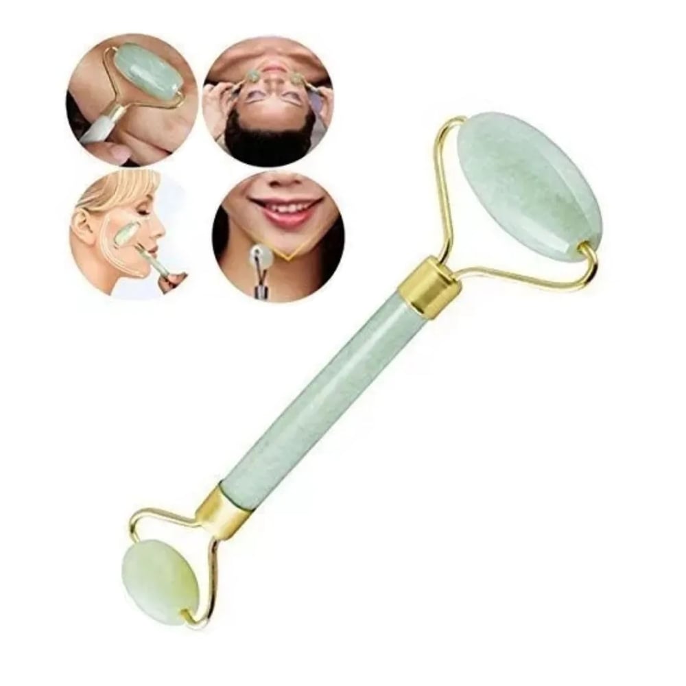 Foto 7 pulgar | Rodillo Masajeador Facial 100% Natural con Piedra de Jade - Venta Internacional