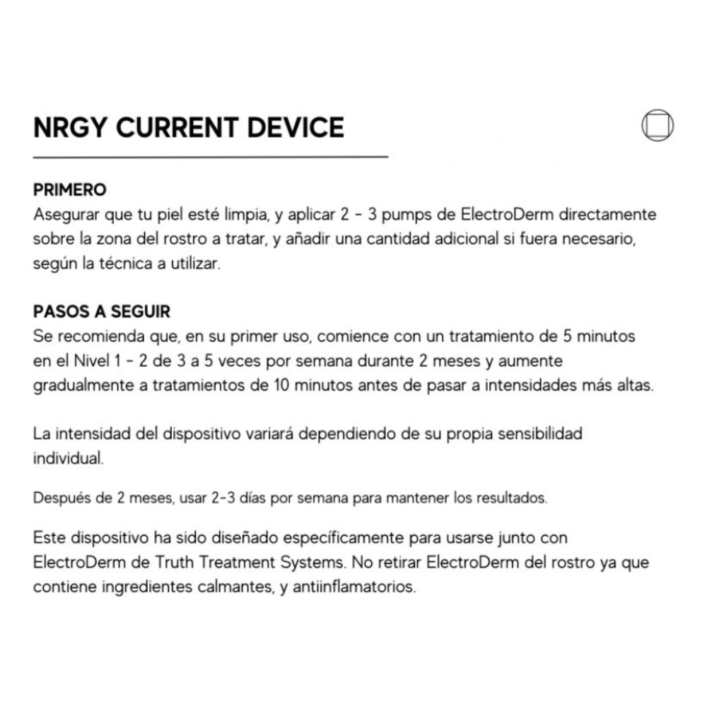 Foto 4 | Skincare Truth Nrgy Current Device Color Negro + Electroderm Gel Conductor