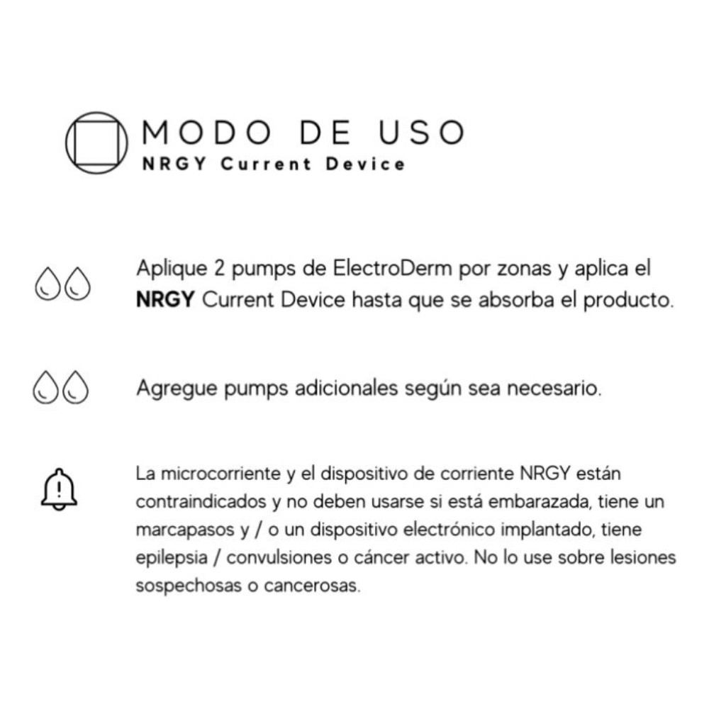 Foto 6 pulgar | Skincare Truth Nrgy Current Device Color Negro + Electroderm Gel Conductor