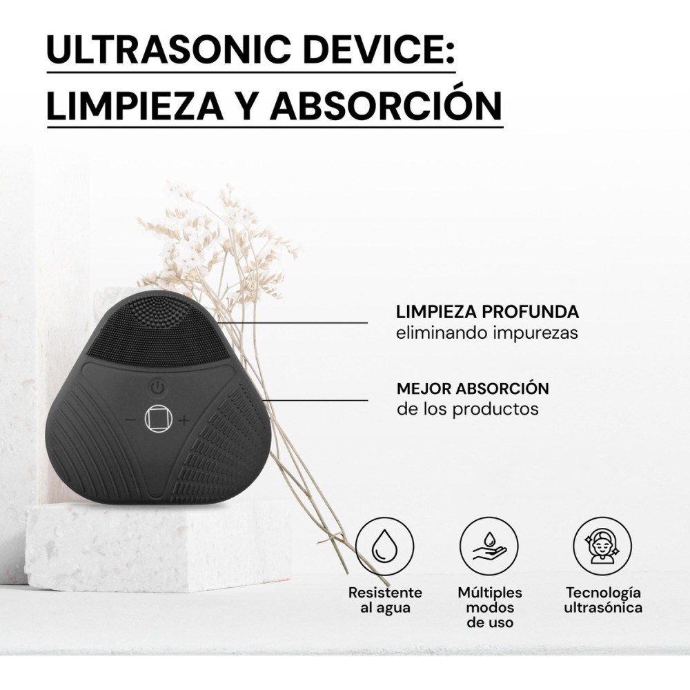 Foto 2 | Skincare Truth Ultrasonic Device Color Negro 5 Velocidades & 3 Texturas Recargable