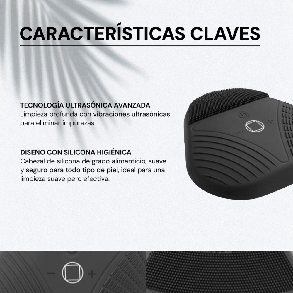 Foto 3 | Skincare Truth Ultrasonic Device Color Negro 5 Velocidades & 3 Texturas Recargable