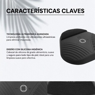 Foto 3 | Skincare Truth Ultrasonic Device Color Negro 5 Velocidades & 3 Texturas Recargable