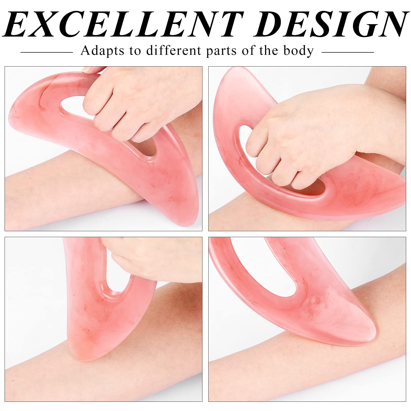 Foto 6 pulgar | Juego De Herramientas De Masaje Body Guasha Gua Sha Body Con Empuñadura - Venta Internacional.