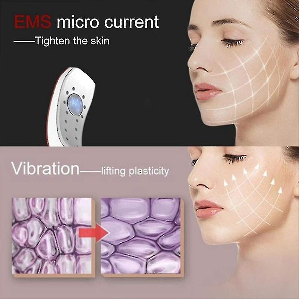 Foto 3 pulgar | Limpiadores Faciales Huoguo Microcurrent Ems Lifting En Forma De V - Venta Internacional.