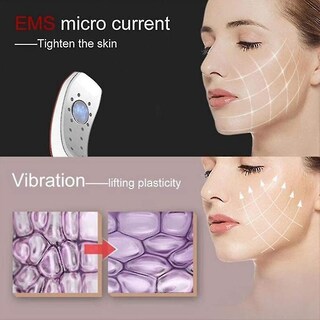 Foto 2 | Limpiadores Faciales Huoguo Microcurrent Ems Lifting En Forma De V - Venta Internacional.