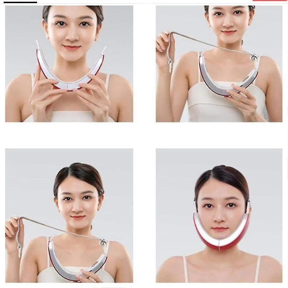 Foto 6 pulgar | Limpiadores Faciales Huoguo Microcurrent Ems Lifting En Forma De V - Venta Internacional.