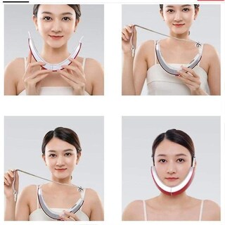 Foto 5 | Limpiadores Faciales Huoguo Microcurrent Ems Lifting En Forma De V - Venta Internacional.