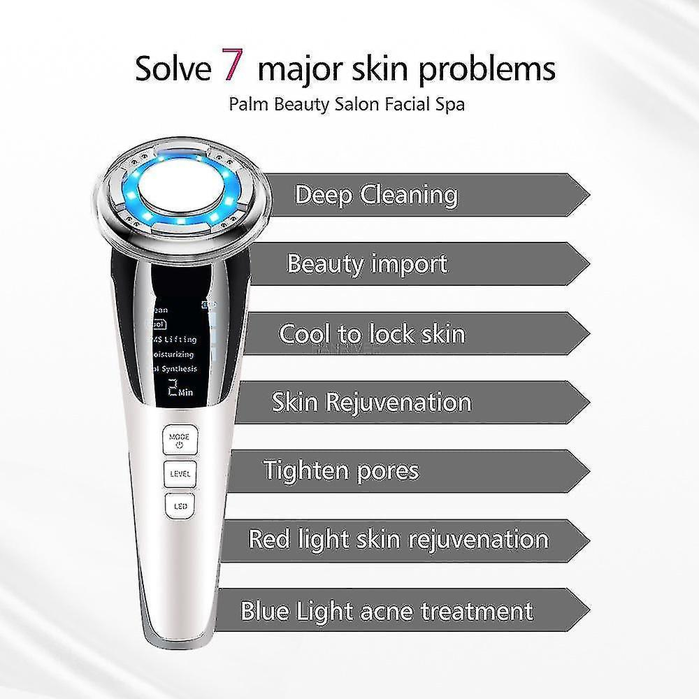 Foto 2 | Limpiadores Faciales Huoguo Ems  Masajeador Facial  Terapia De Luz Led - Venta Internacional.