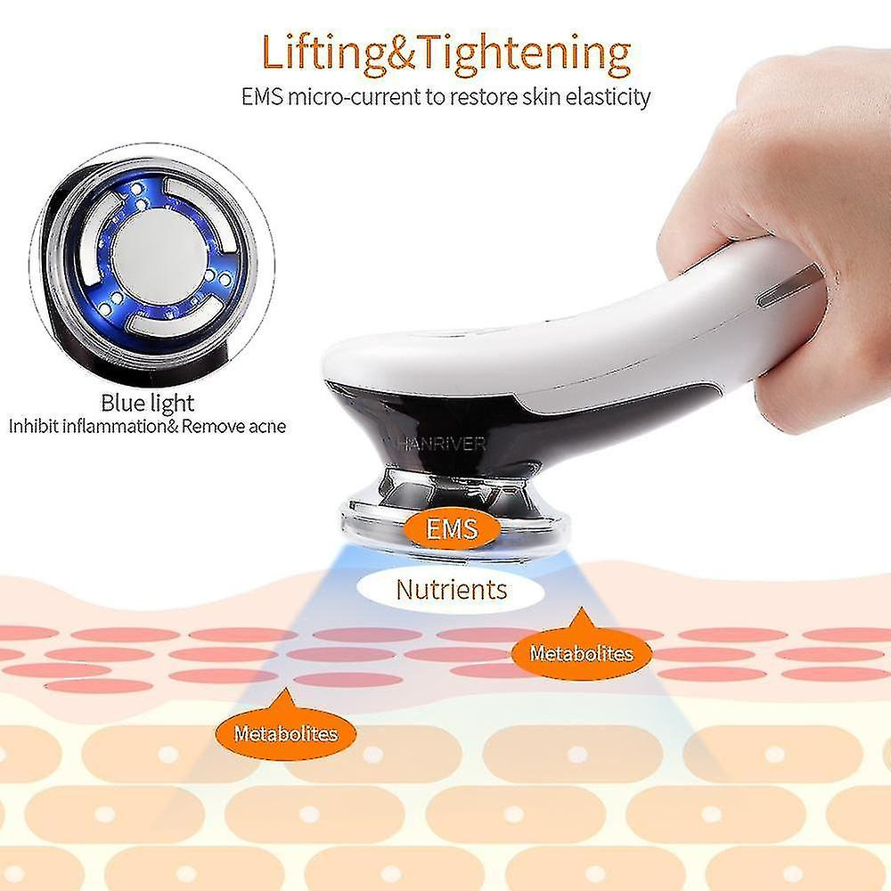 Foto 4 | Limpiadores Faciales Huoguo Ems  Masajeador Facial  Terapia De Luz Led - Venta Internacional.