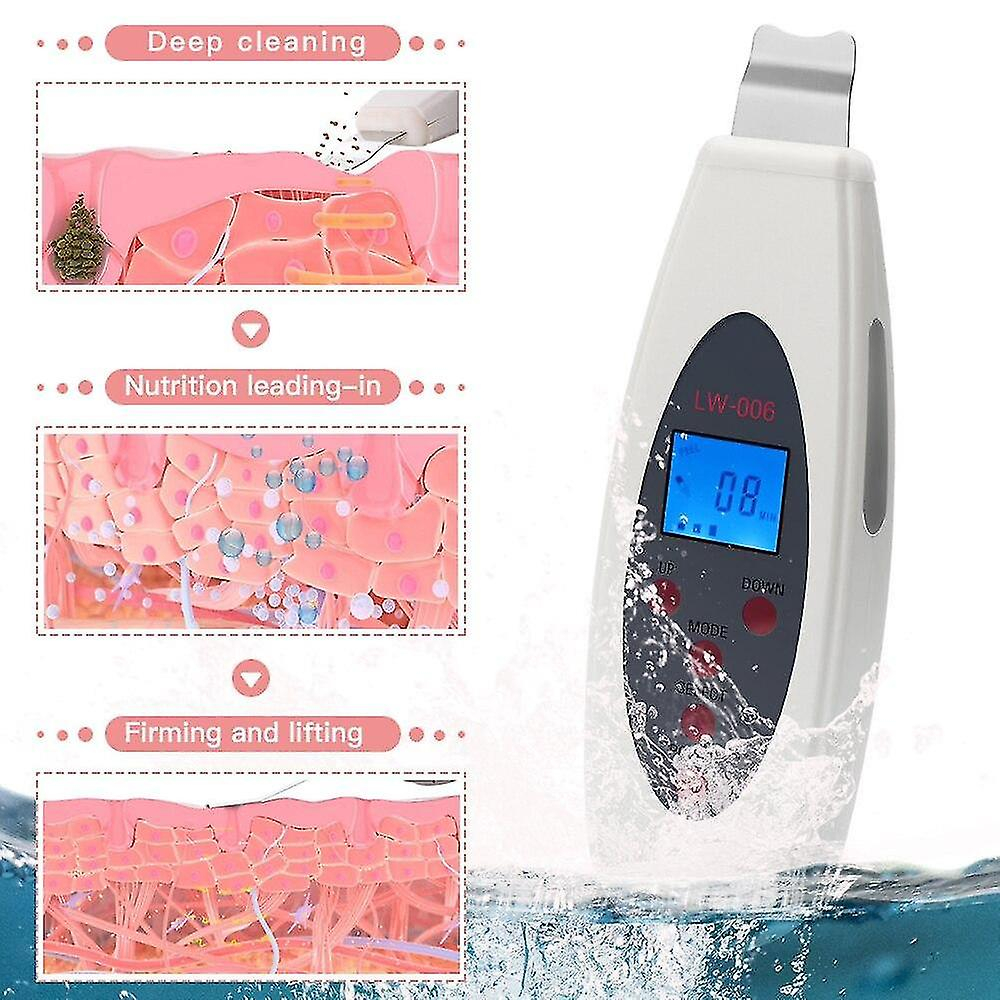 Foto 5 | Limpiador Facial Huoguo Limpiador De Piel Ultrasónico Portátil Lcd - Venta Internacional.