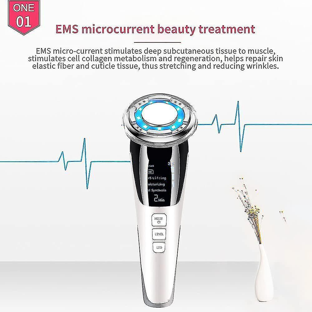 Foto 5 pulgar | Limpiadores Faciales  Dispositivo De Belleza  Masaje Ems Con Calor Y Frío - Venta Internacional.