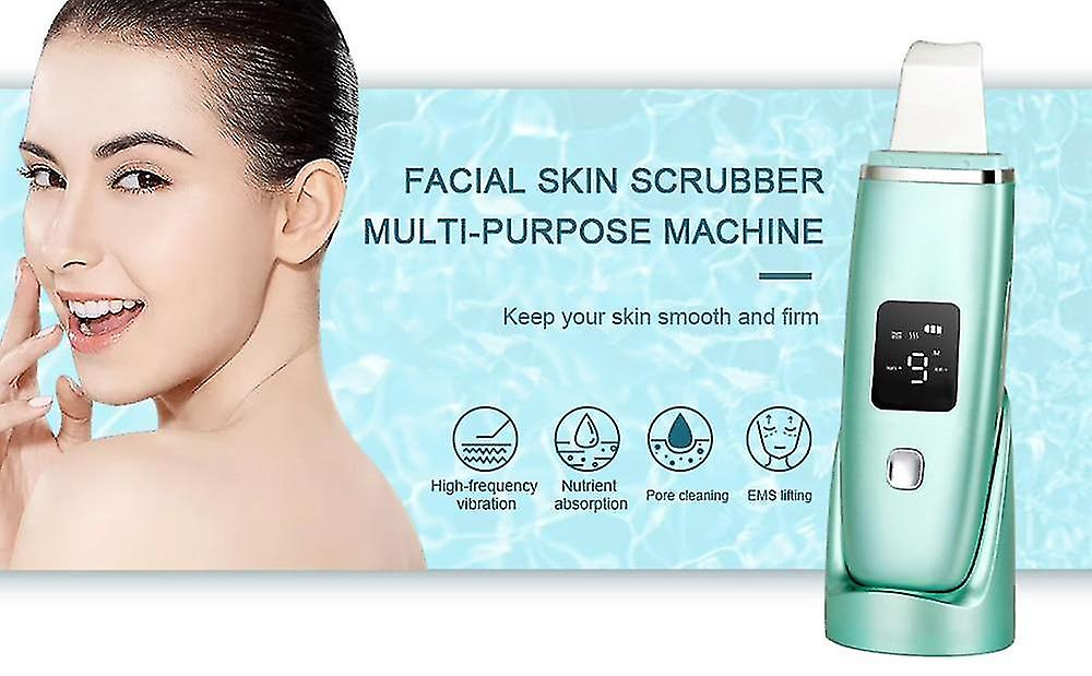 Foto 2 | Limpiador Facial Huoguo Depurador Ultrasónico De Piel Verde - Venta Internacional.