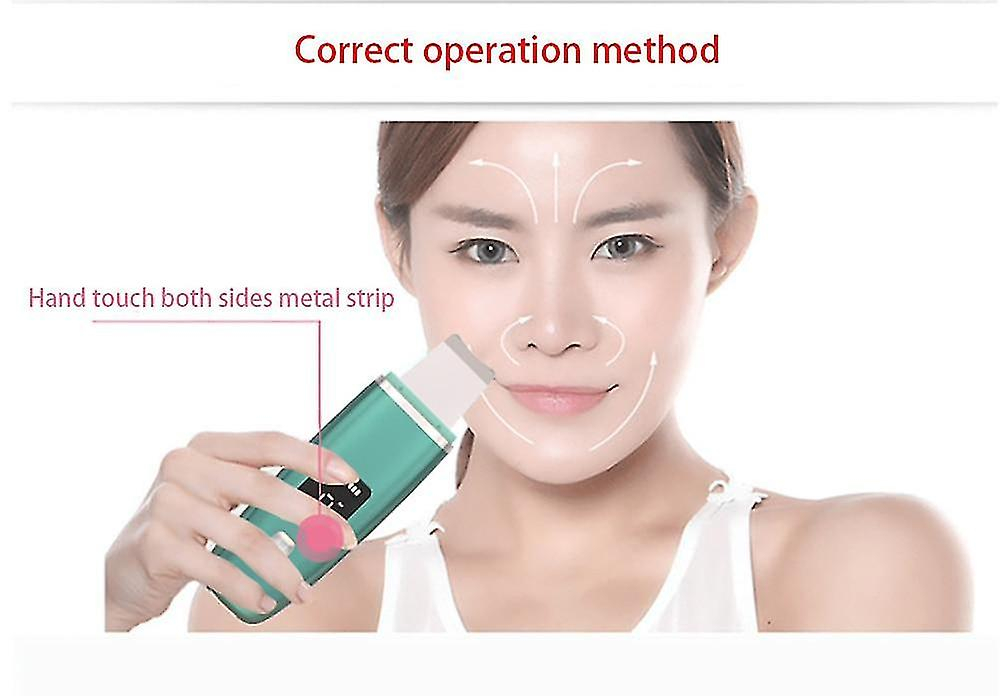 Foto 4 pulgar | Limpiador Facial Huoguo Depurador Ultrasónico De Piel Verde - Venta Internacional.