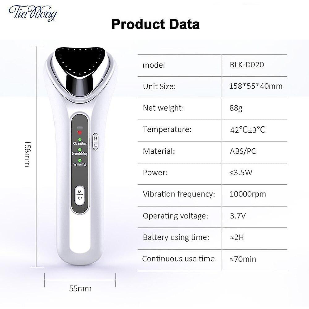 Foto 3 pulgar | Limpiadores Faciales Dispositivo Eléctrico Ultrasónico De Belleza Facial - Venta Internacional.