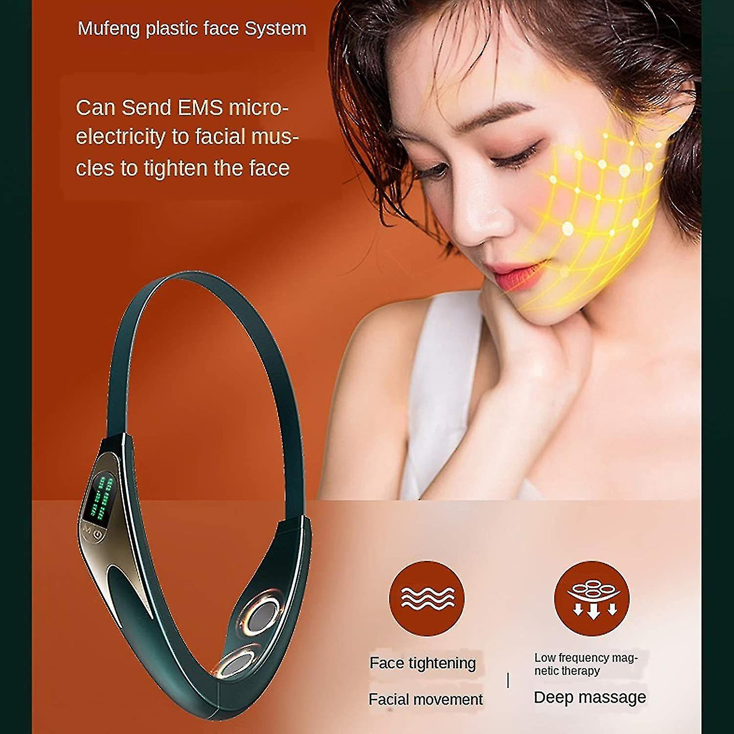 Foto 2 | Limpiadores Faciales Dispositivo Facial Eléctrico En Forma De V 6 Modos 11-s - Venta Internacional.