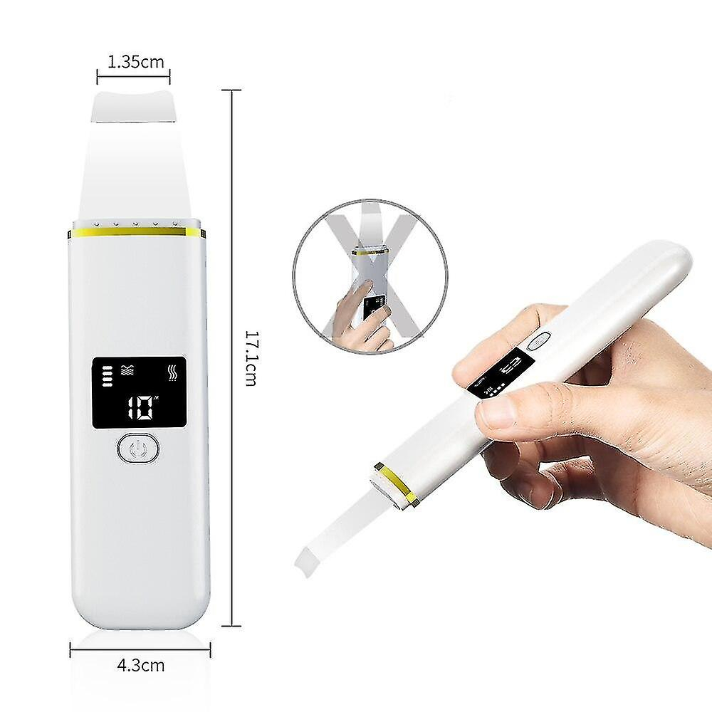 Foto 4 | Limpiador Facial Huoguo Ultrasonic Ion Ems Therapy Lcd Scrubb - Venta Internacional.