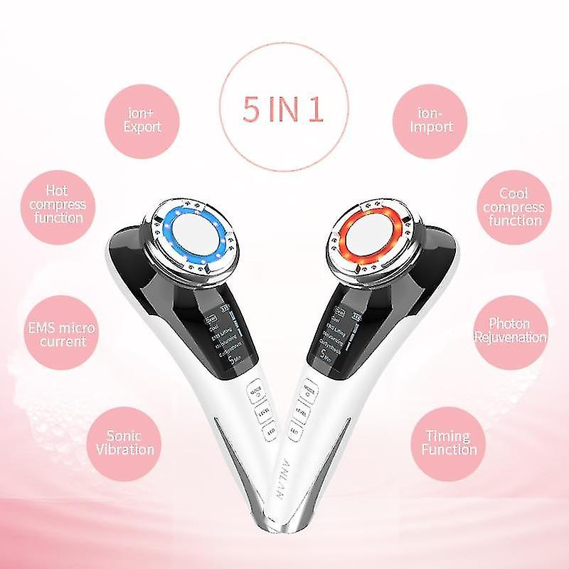 Foto 3 pulgar | Limpiador Facial Huoguo Micro Current Vibration Hot Cool Ion - Venta Internacional.