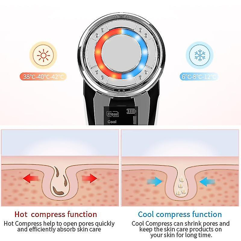 Foto 4 | Limpiador Facial Huoguo Micro Current Vibration Hot Cool Ion - Venta Internacional.