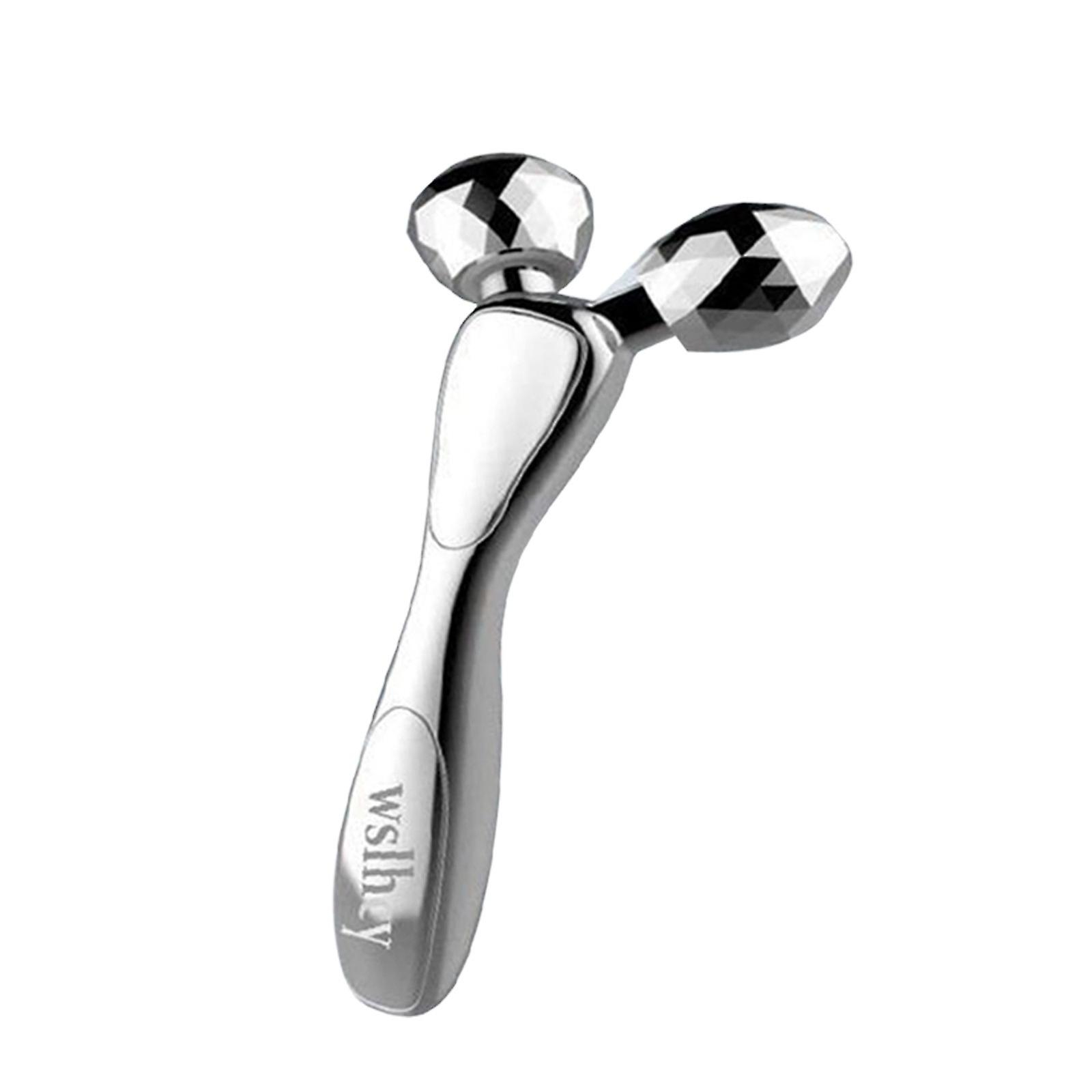 Foto 2 pulgar | Masajeador Manual Huoguo Waterproof Silver Roller Face 3d - Venta Internacional.