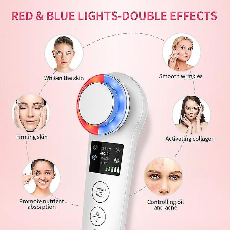 Foto 3 | Limpiadores Faciales Huoguo Dispositivo De Belleza Multifuncional Blanco - Venta Internacional.