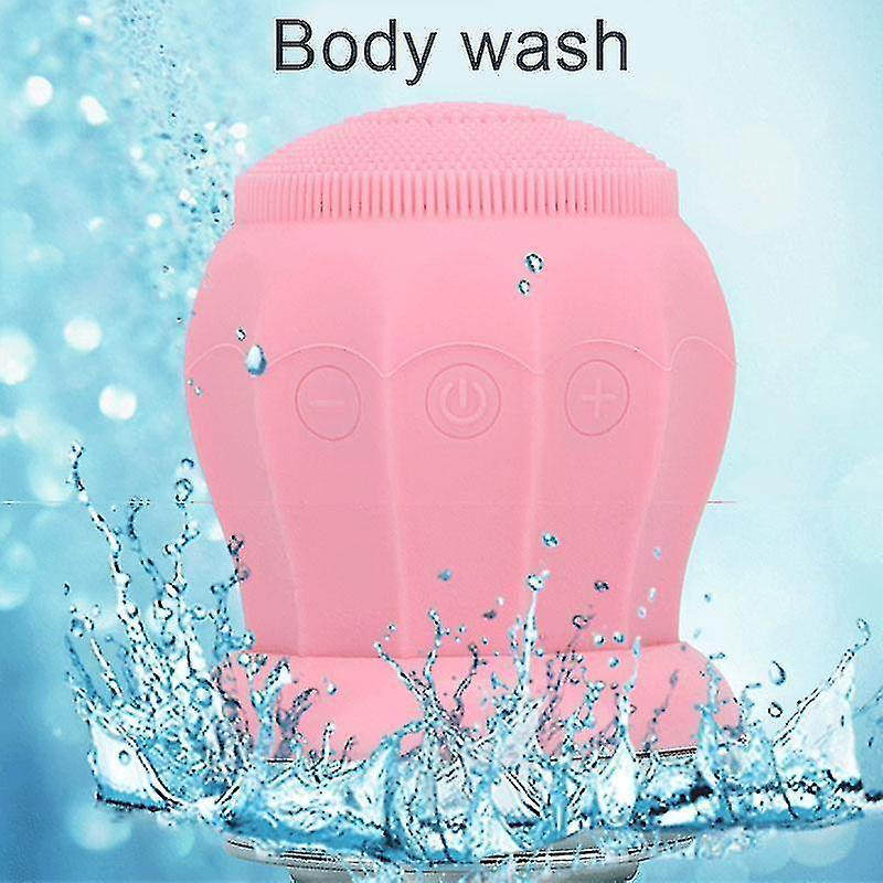 Foto 3 | Cepillo De Limpieza Facial Huoguo Eléctrico Recargable Rosa - Venta Internacional.