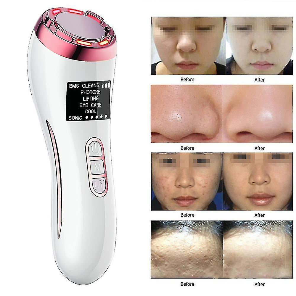 Foto 3 pulgar | Limpiadores Faciales Huoguo 7 En 1 Ems Photon Therapy Led White - Venta Internacional.