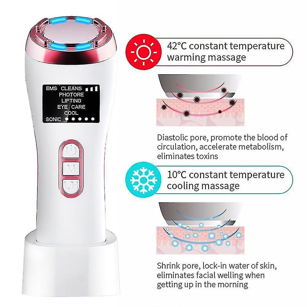 Foto 4 pulgar | Limpiadores Faciales Huoguo 7 En 1 Ems Photon Therapy Led White - Venta Internacional.
