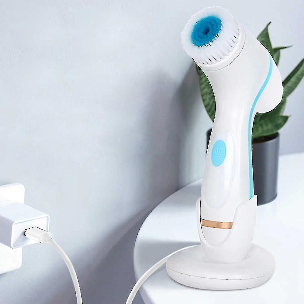 Foto 3 | Cepillo Facial Eléctrico Facial Cleansers  3 Cabezales  Turquesa - Venta Internacional.