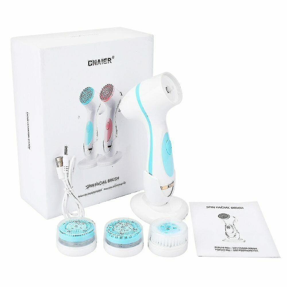 Foto 6 pulgar | Cepillo Facial Eléctrico Facial Cleansers  3 Cabezales  Turquesa - Venta Internacional.